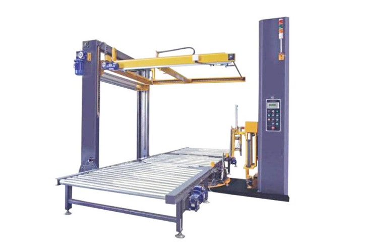 SJ-DC190 全自动在线顶部腹膜缠绕机